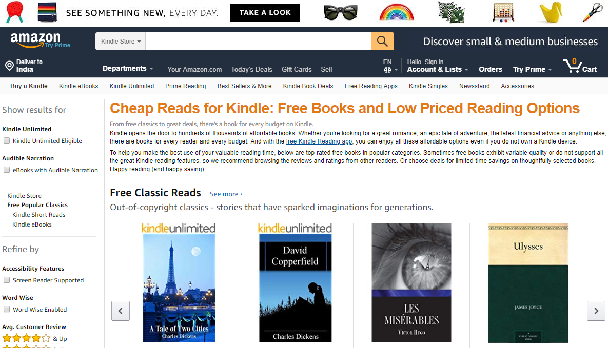 Amazon free kindle books