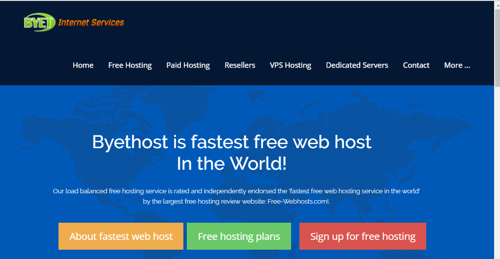 ByetHost Free WordPress Hosting