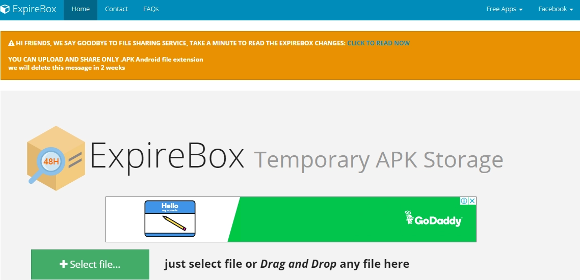 ExpireBox Sharing without Registration