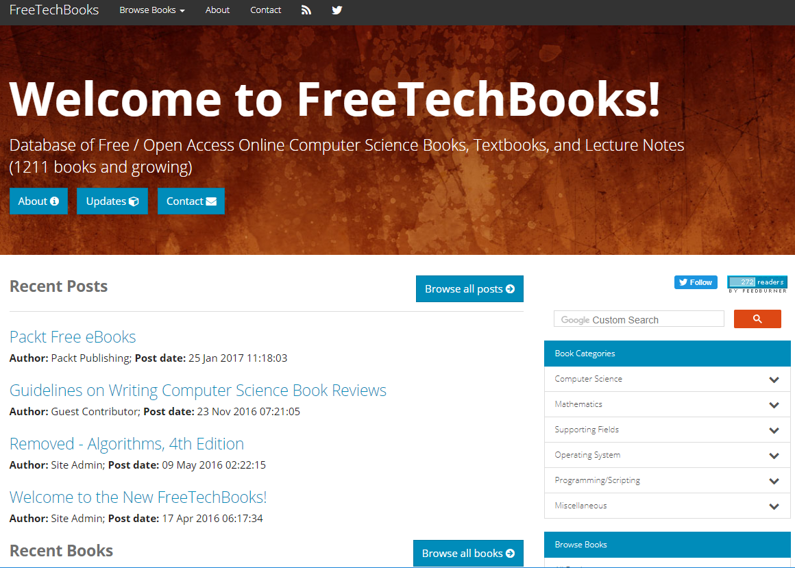 Free Tech books for set of books