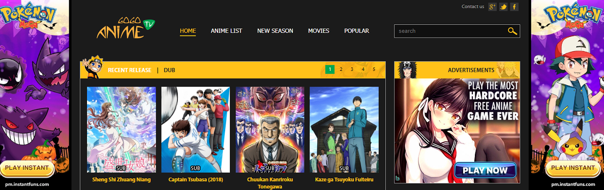 GoGoAnime for Free Anime Streaming