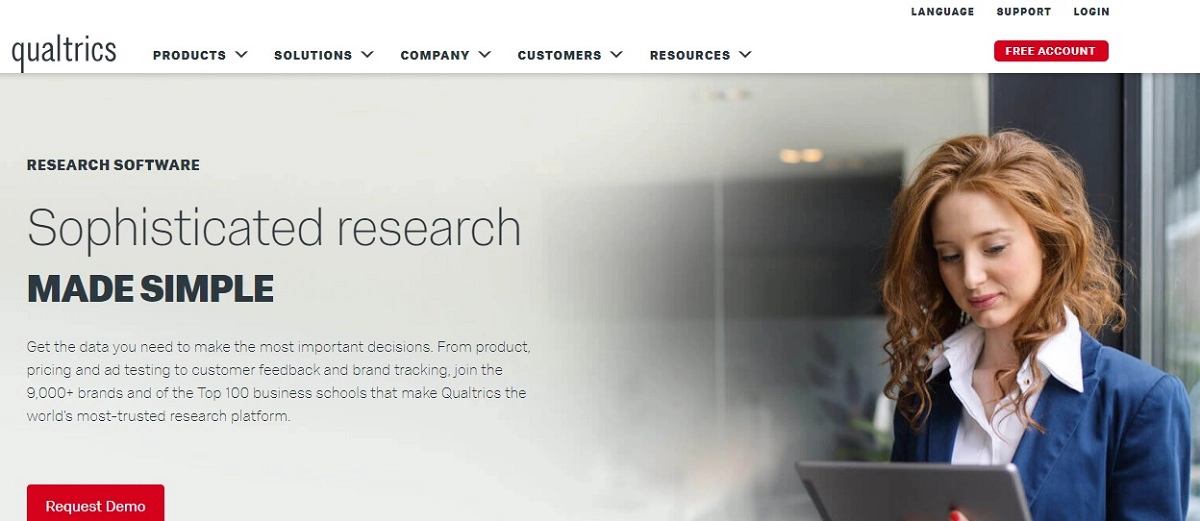 Qualtrics Research for Survey management & Data analysis