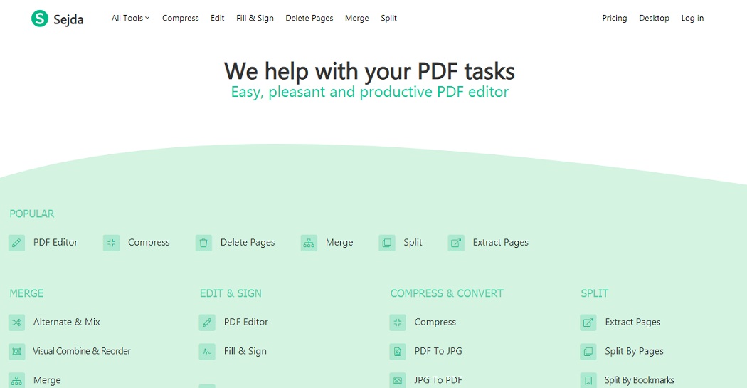 Sejda PDF Desktop