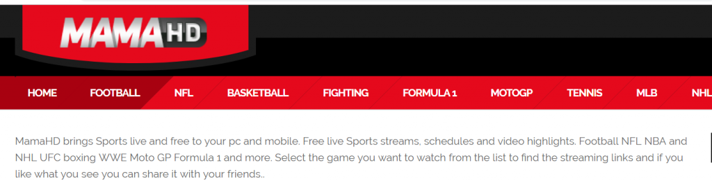 MamaHD - Free live Sports streams