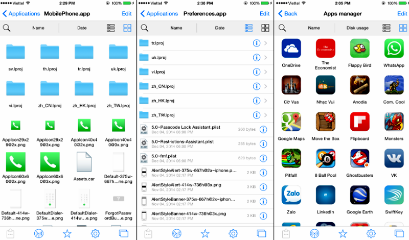FILZA File Manager for iPhone