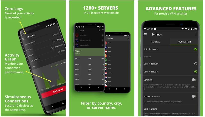IPvanish VPN Android App