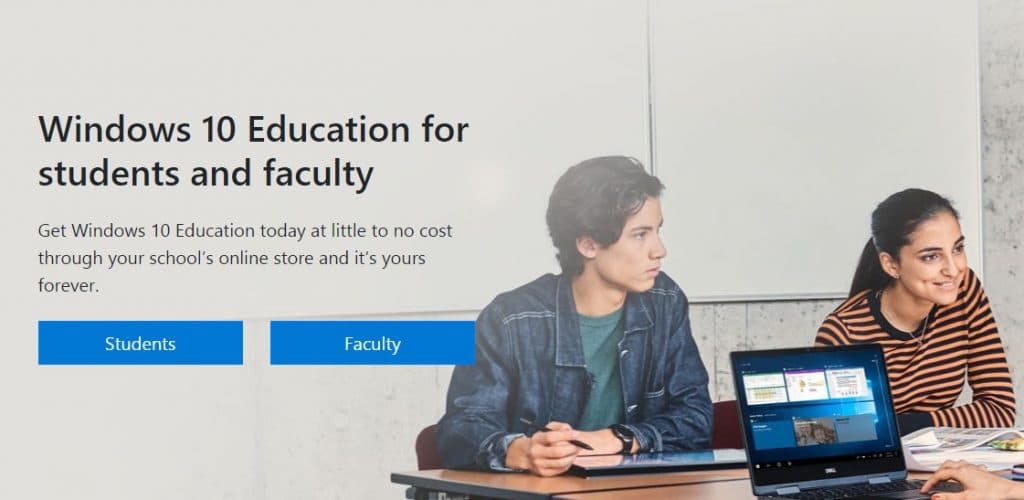 Windows 10 education version for student discount