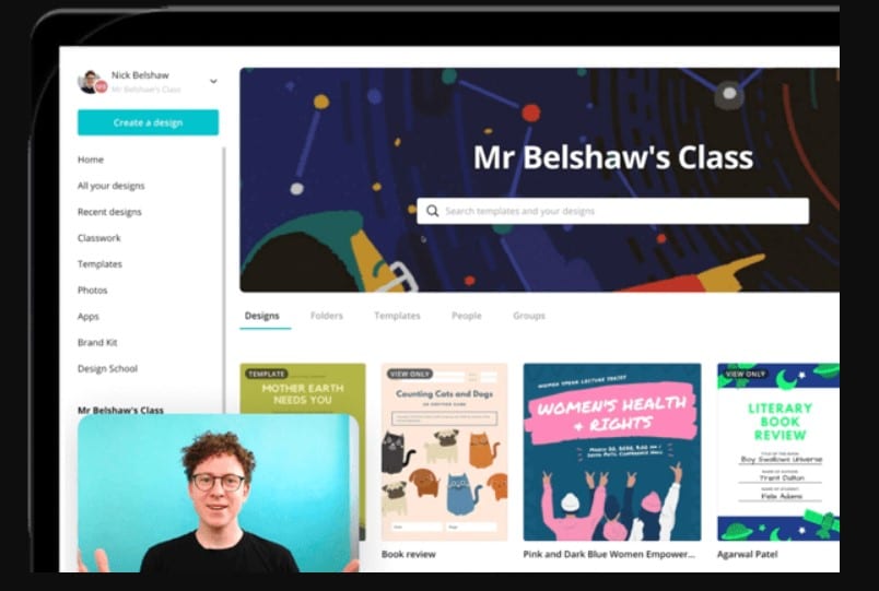 learning videos from canva
