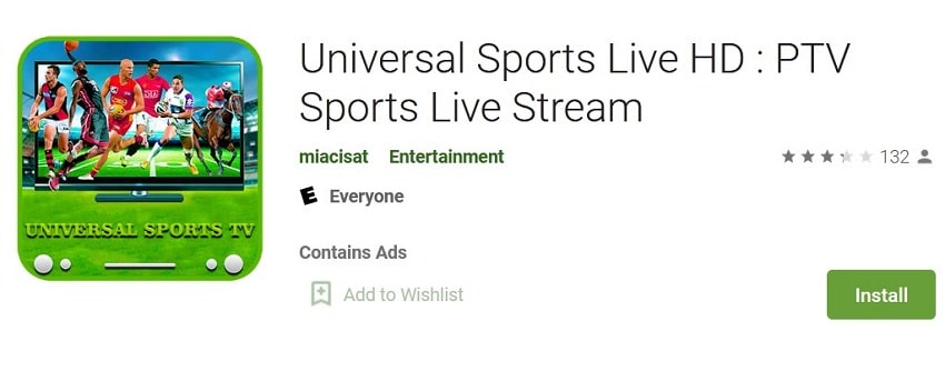 Universal TV HD Sports streaming