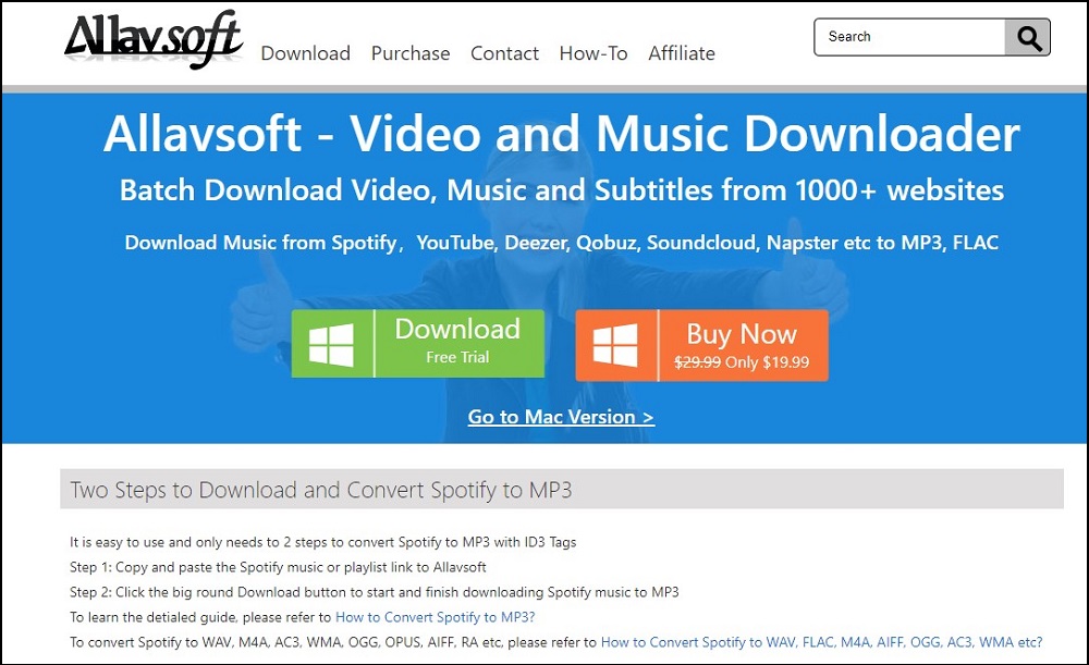 Allavsoft YouTube to MP3 Converters