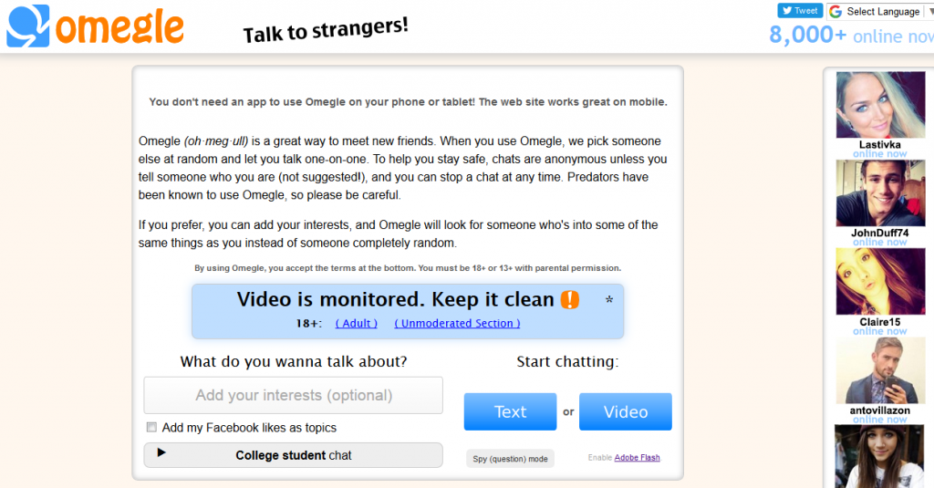 With i chat what website strangers can Random chat
