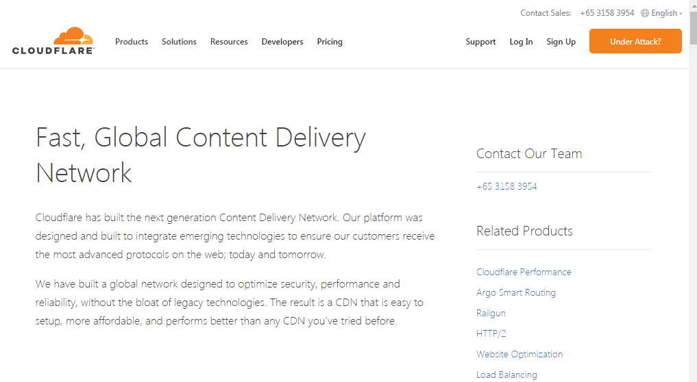 Cloudflare Free WordPress CDN Service