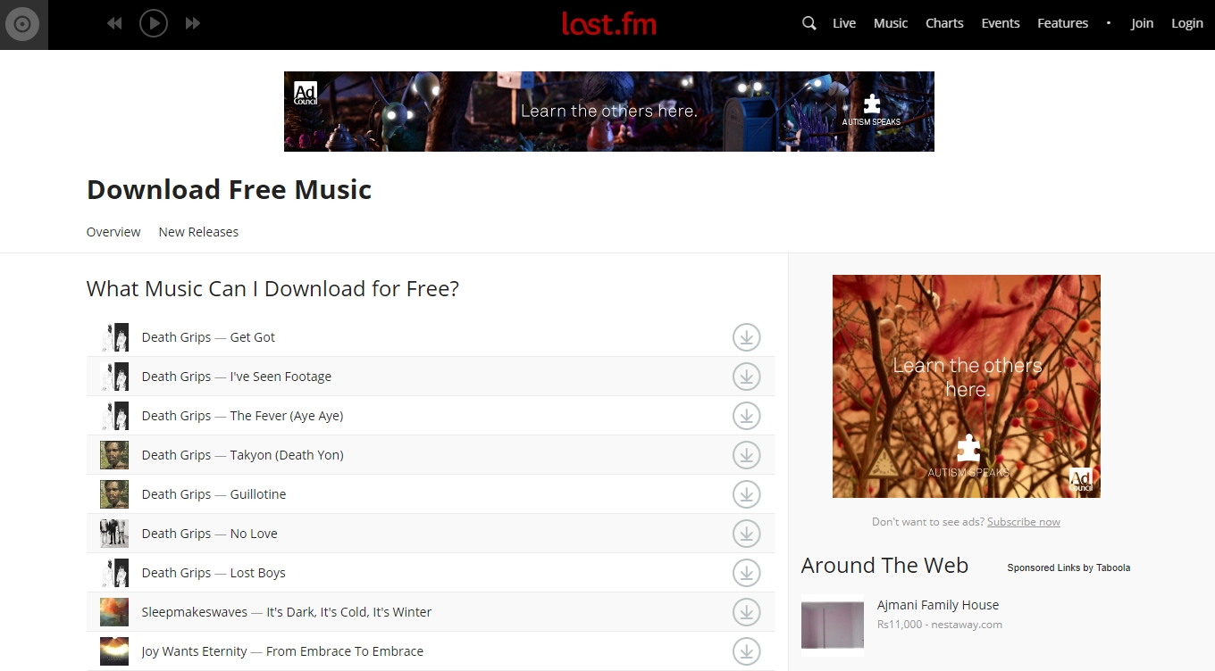 Last.fm To Download Music Albums