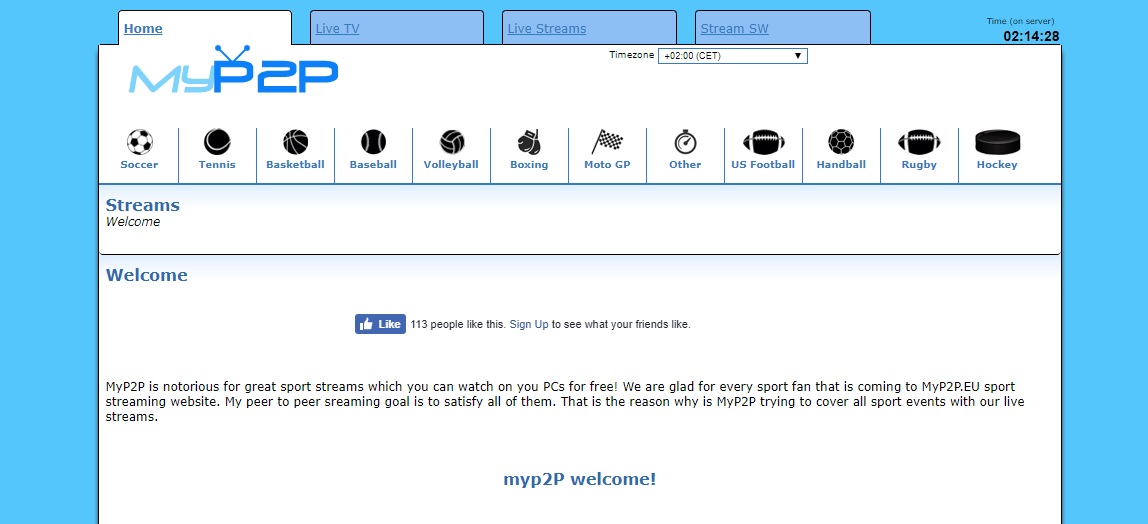 Myp2p Free Sports Streaming Sites