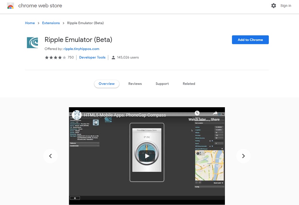 The Ripple iOS emulator