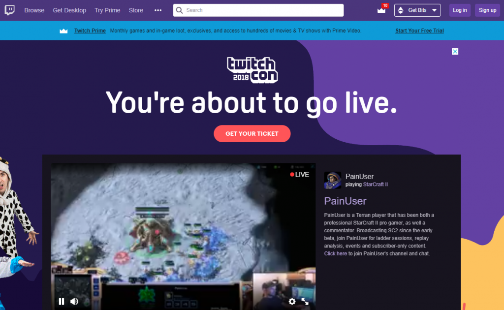 Twitch with no Restrictions