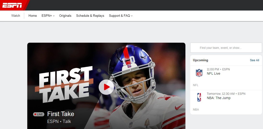 WatchESPN Free Sports Streaming Sites
