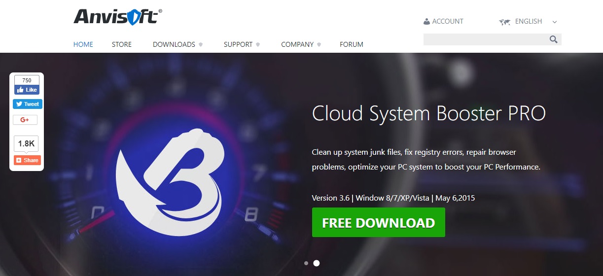 Anvisoft Cloud System Booster