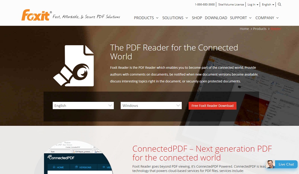 foxit reader with pdf printer