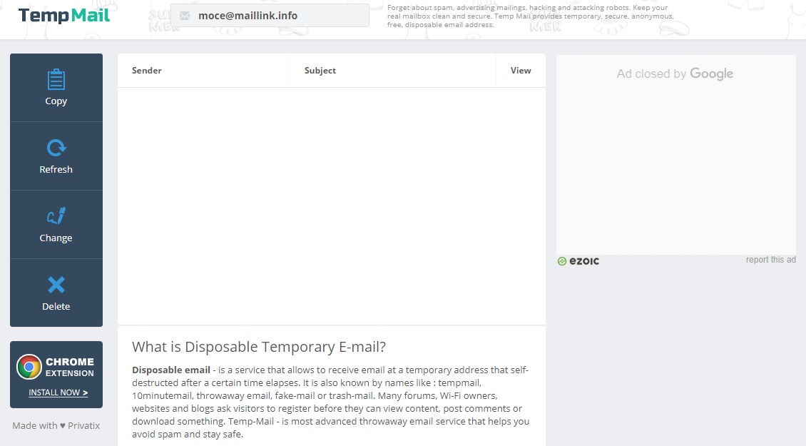 Top 10 Minute Mail Alternatives for Temporary Email Address - 5
