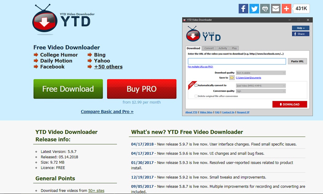 get youtube downloader Free YTD Set Up