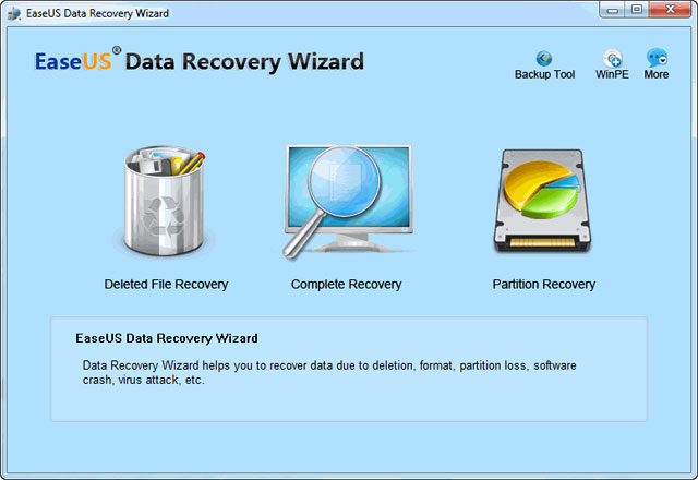 EaseUs Data Recovery for window