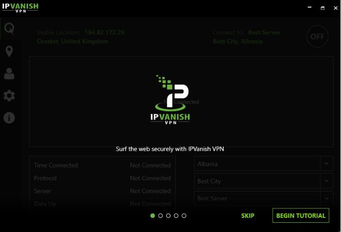 IPVanish-application