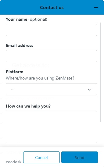 ZenMate customer support
