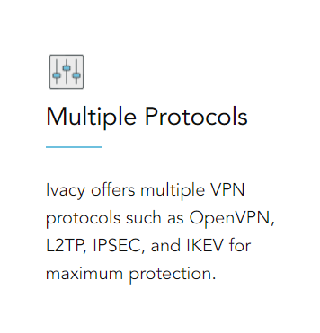 ivacyvpn-protocols