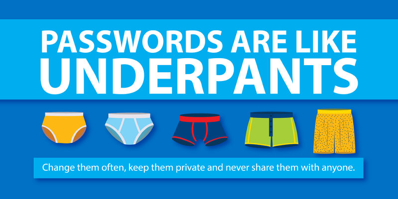 passwords are your underpants