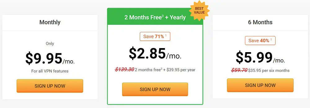 Private Internet Access vpn price plan