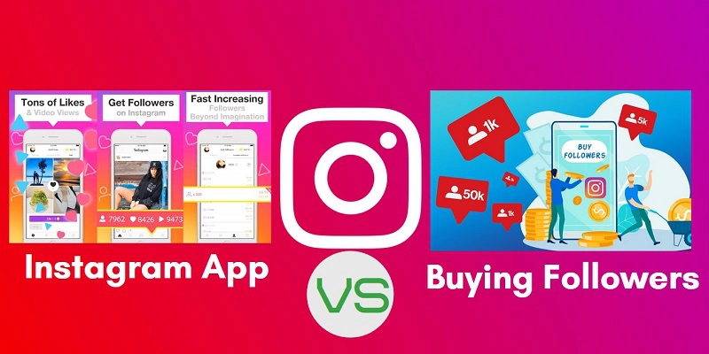 Instagram App vs. Buying Followers