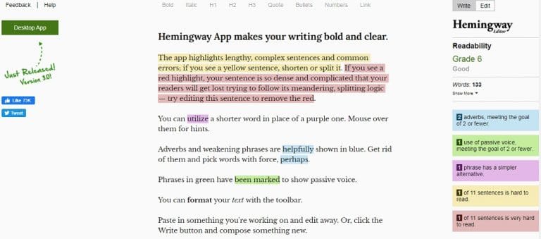 hemingway editor alternatives