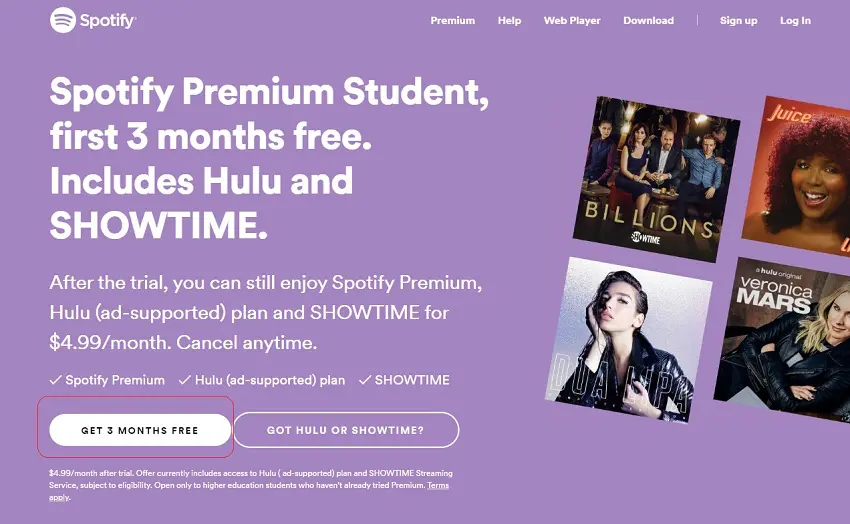 Duration of the hulu Student Discount