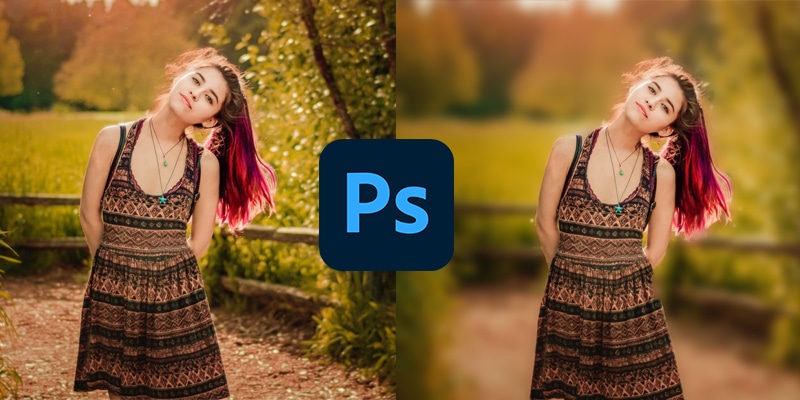 How to blur Background in Photoshop
