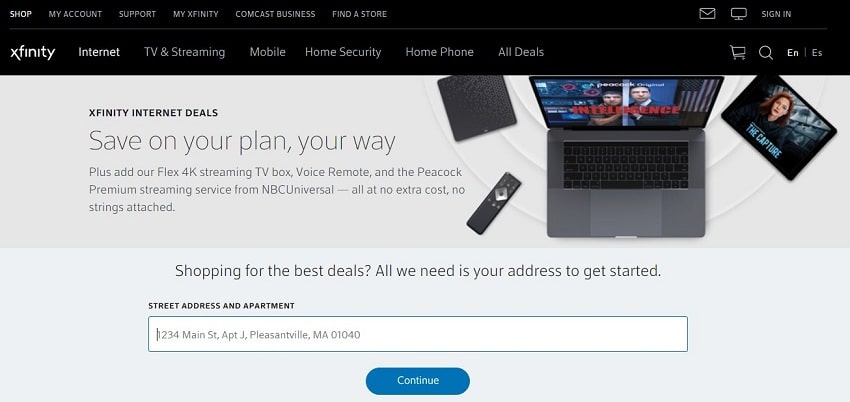 Xfinity DIFFERENT PLANS