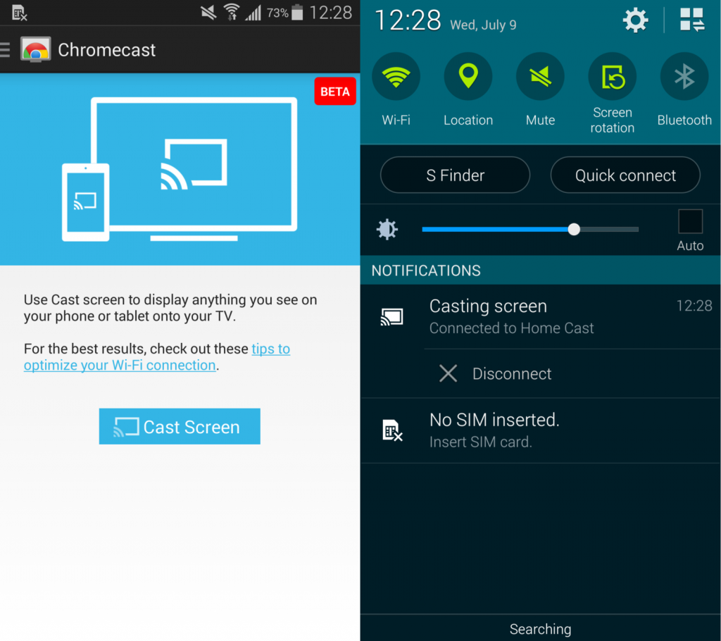 Android chromecast