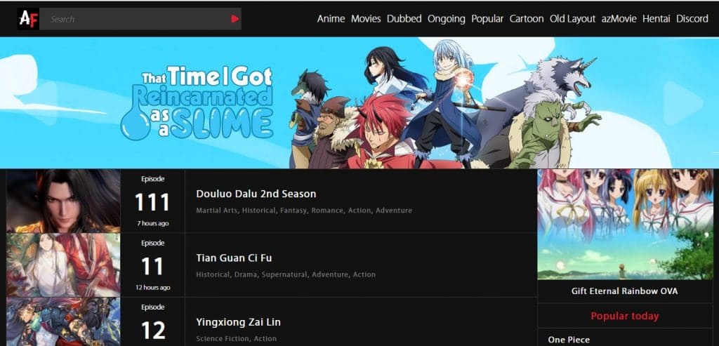 AnimeFrenzy streaming