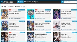 AnimeDao & 15 Anime Streaming Sites Like AnimeDao