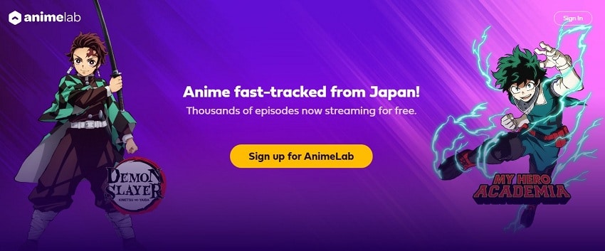 Animelab streaming