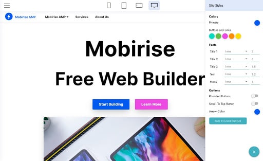 Mobirise Free Web Builder