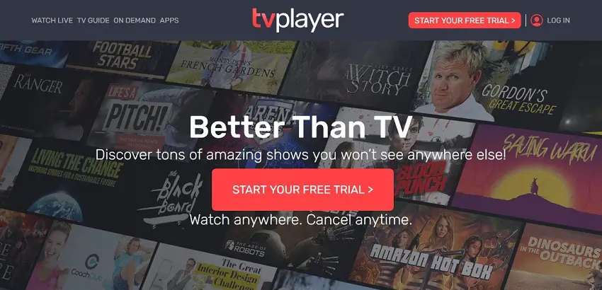TVPlayer streaming