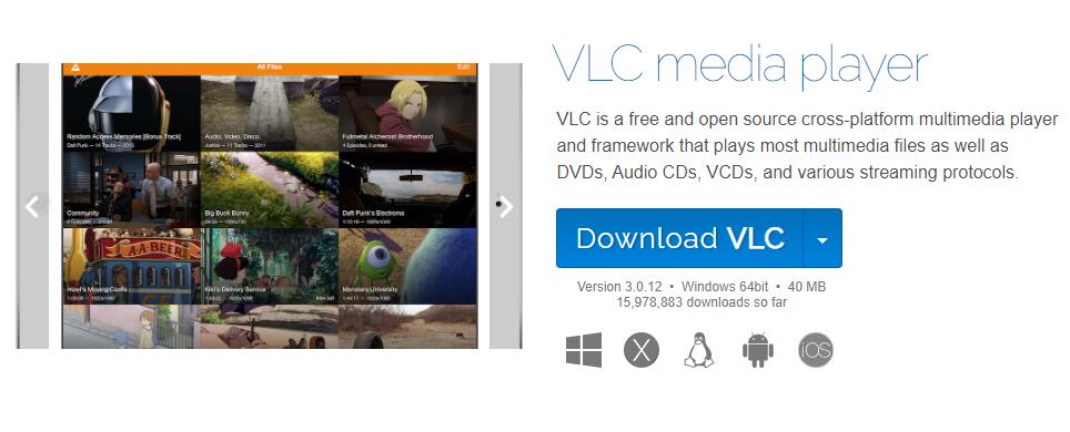 VLC official website
