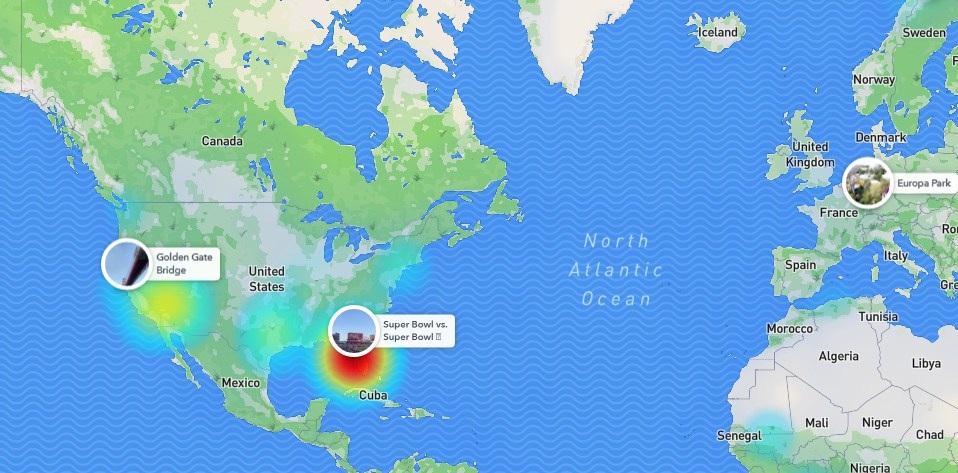 Snapchat Map Image