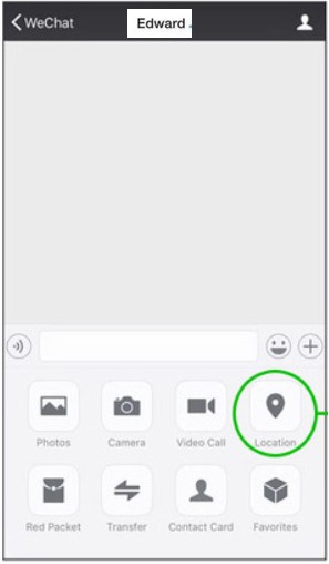 WeChat chat Location