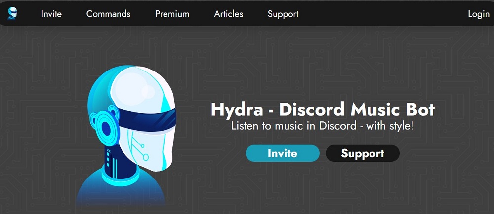 Hydra Homepage overview