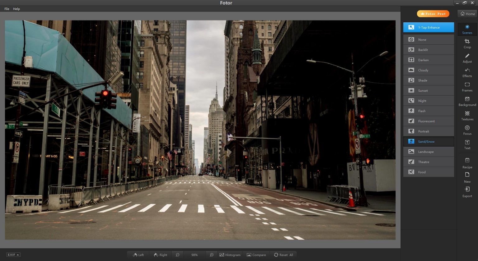 how to extract image from background in fotor photo editor