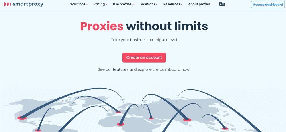 Smart Proxy Homepage