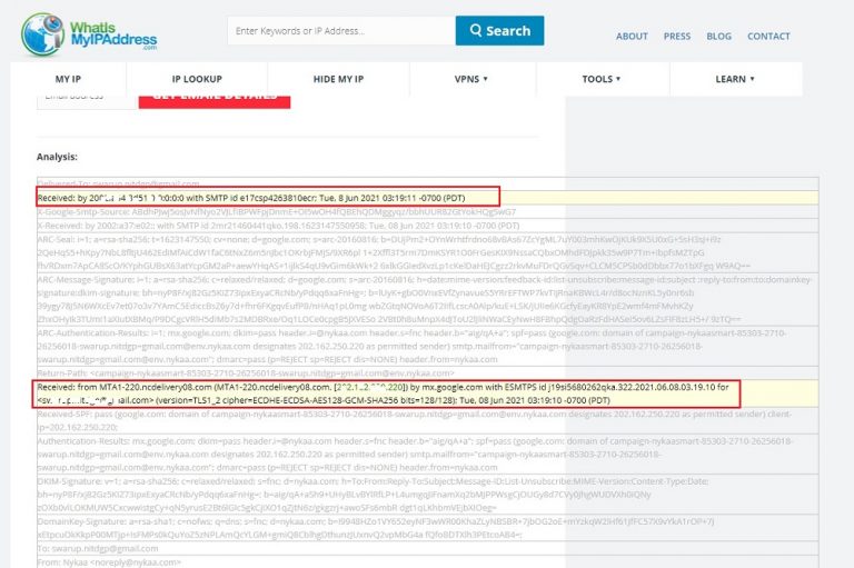 How to Trace Someone's IP Address in Gmail - PhreeSite.com