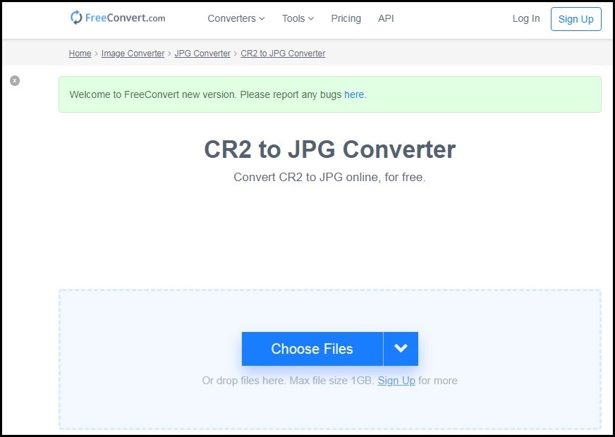 Free Convert Homepage